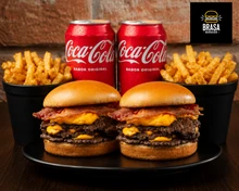 2X COMBO - Crispy Bacon em dobro + 2X Coca-Cola + 2X Fritas