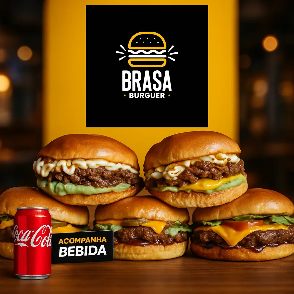 COMBO Família 5 Lanches + Refrigerante + Fritas